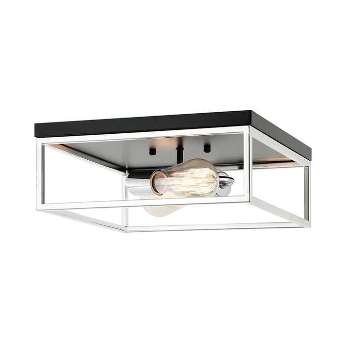 Matteo M15542 Clarke 2-lt 13" Square Flush Mount