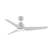 Fanimation MAD8514 TriAire 52" Indoor/Outdoor Ceiling Fan with LED Light Kit - Matte white