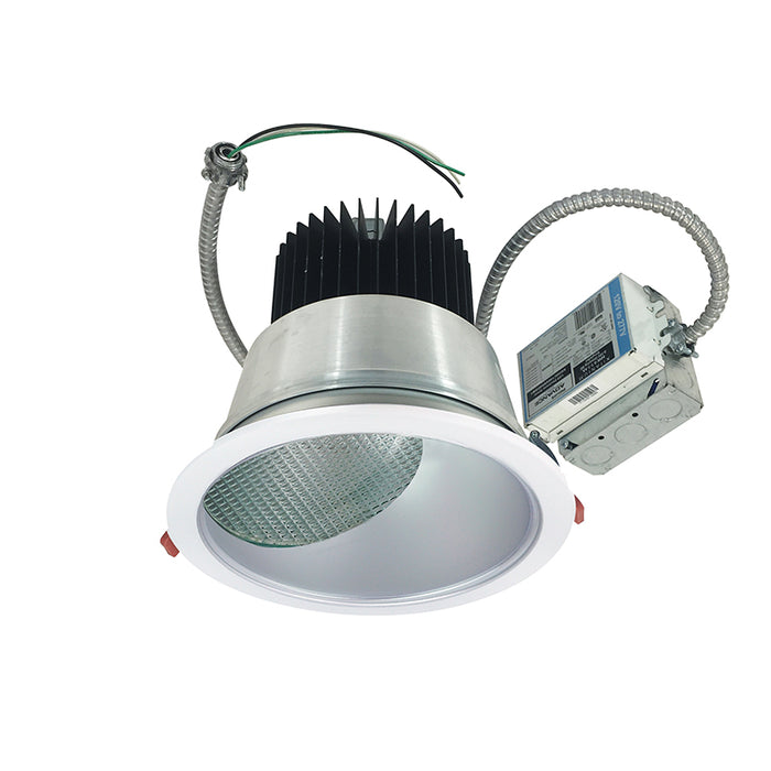 Nora NCR2-8609 8" LED Sapphire II Retrofit Wall Wash Reflector, 15W, White Flanged, 120-277V Input, 0-10V dimming