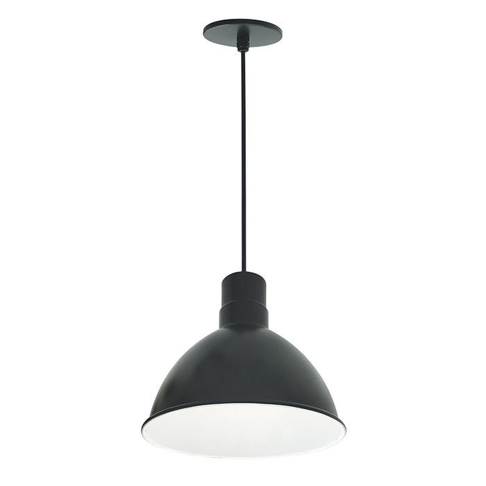 Nora NRLM-10C20 10" LED RLM Shade with 96" Pendant Cord, 2000 Lumens