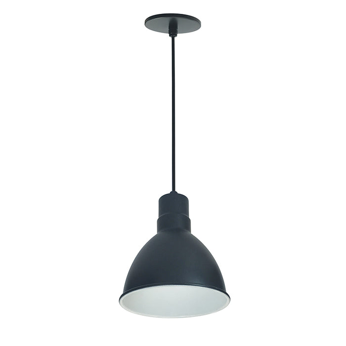 Nora NRLM-8C10 8" LED RLM Shade with 96" Pendant Cord, 1200 Lumens