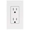 Lutron NTR-15-TR Nova T 15A Tamper Resistant Receptacle