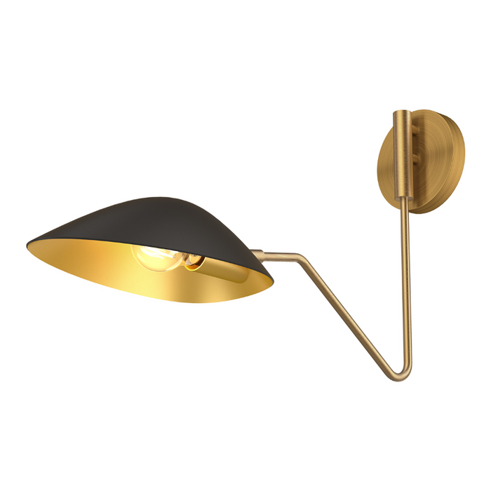 Alora Mood WV550006 Oscar 1-lt 13" Tall Swingarm Wall Light