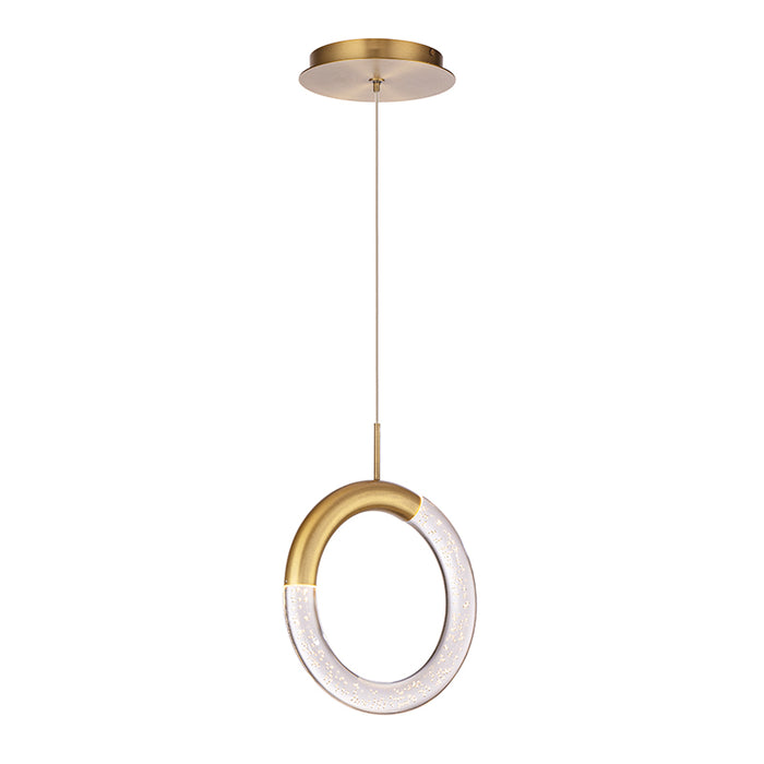 dweLED PD-27308 Ringlet 1-lt 8" Mini LED Pendant