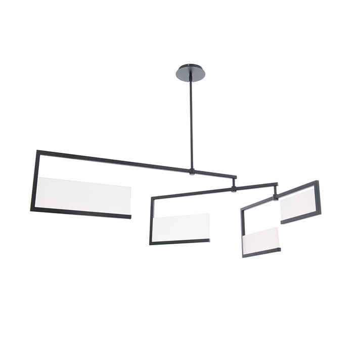 dweLED PD-29256 Quartet 4-lt 56" LED Chandelier