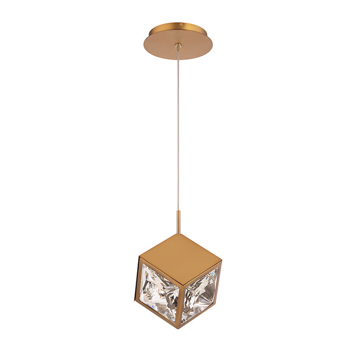 dweLED PD-29308 Ice Cube 1-lt 7" LED Pendant