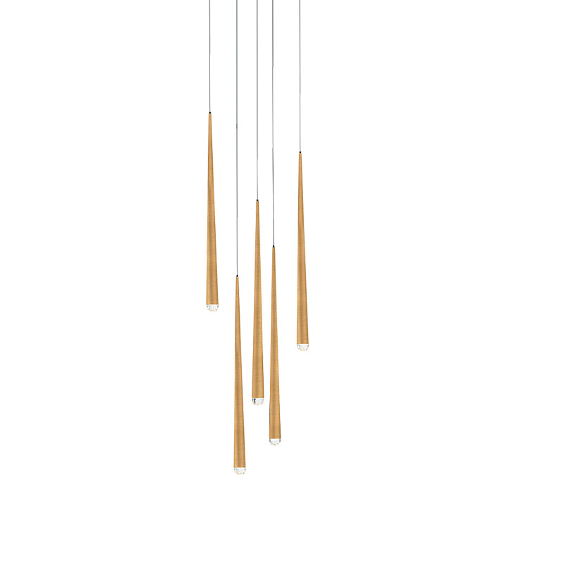 Modern Forms PD-41705R Cascade 5-lt 17" LED Round Pendant