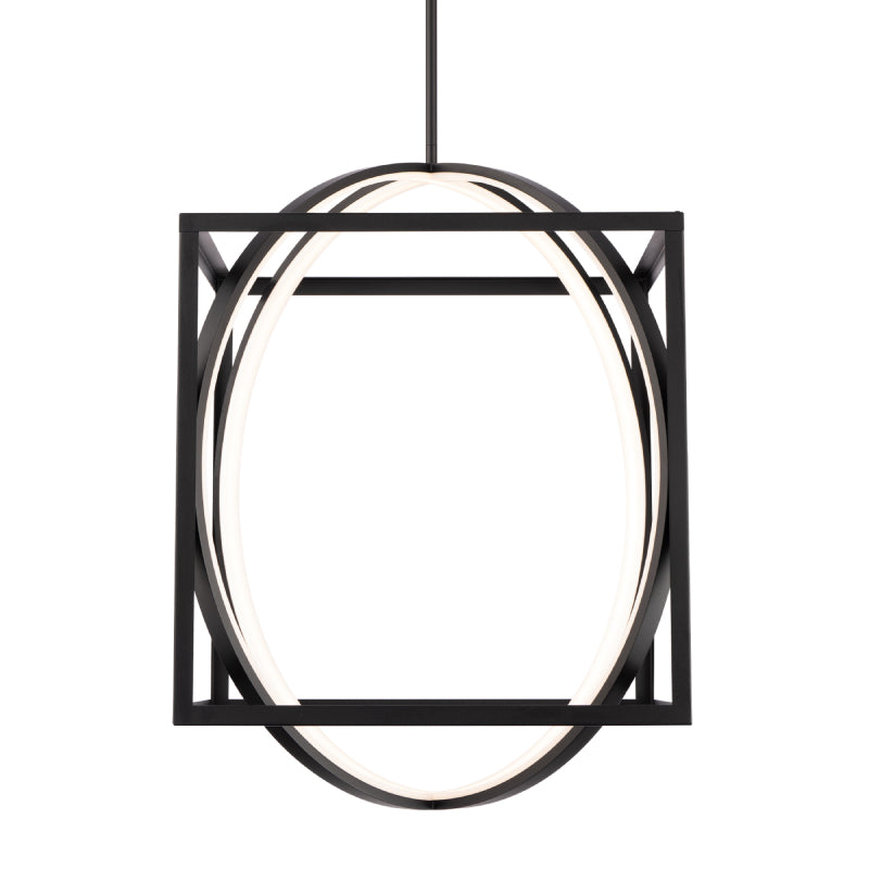 dweLED PD-57327 Geometrix 1-lt 27" Tall LED Pendant