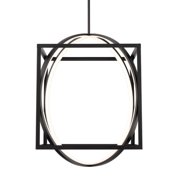 dweLED PD-57327 Geometrix 1-lt 27" Tall LED Pendant