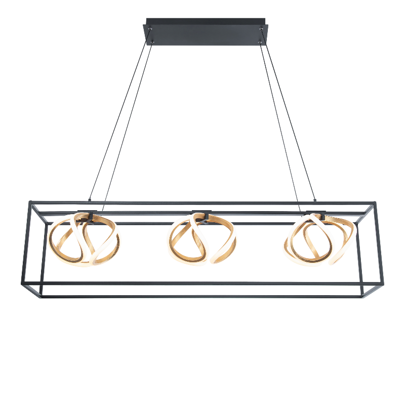dweLED PD-73242 Sinclair 3-lt 42" LED Linear Pendant