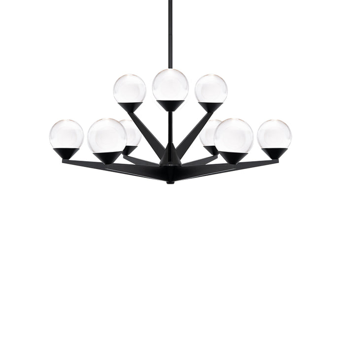 Modern Forms PD-82027 Double Bubble 9-lt 27" LED Chandelier