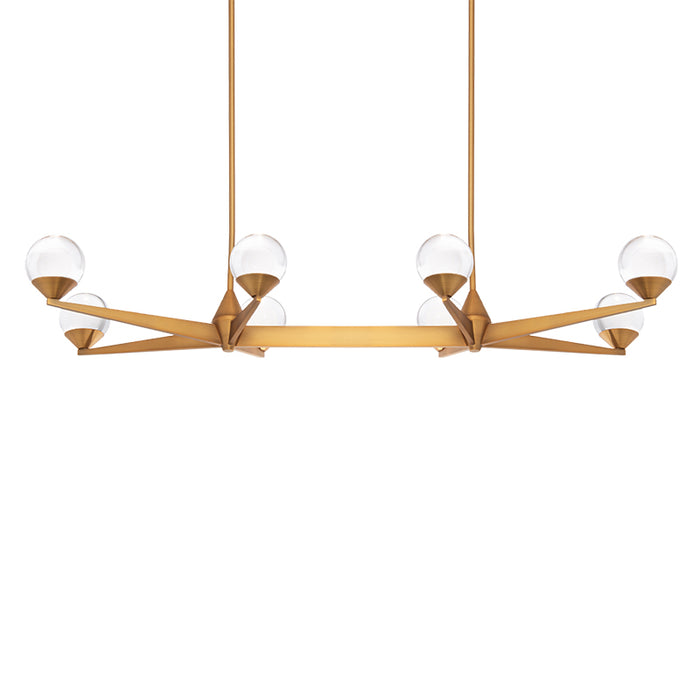 Modern Forms PD-82044 Double Bubble 8-lt 44" LED Linear Chandelier