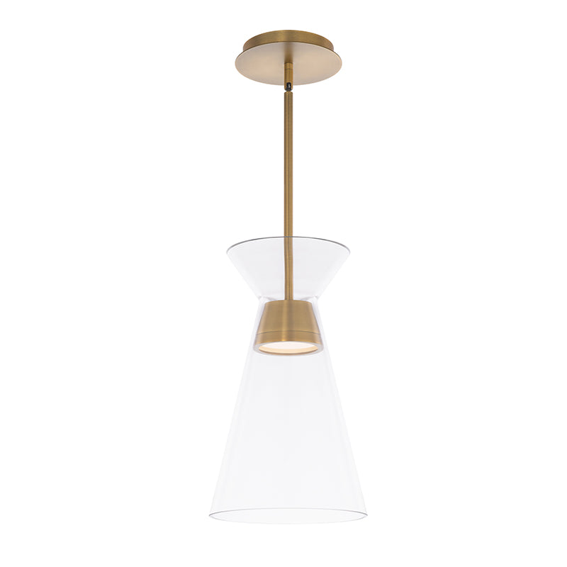 dweLED PD-87214 Chandra 1-lt 14" Tall LED Mini Pendant