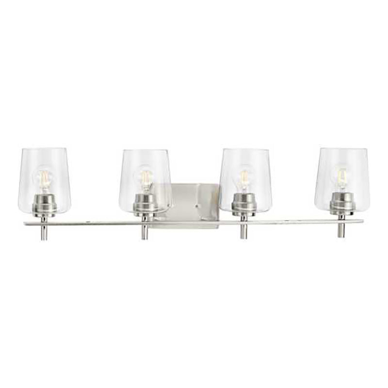 Progress P300363 Calais 4-lt 34" Bath Vanity Light