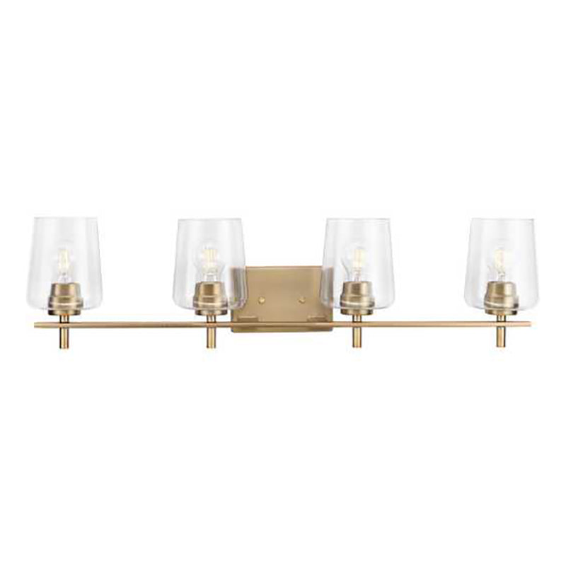 Progress P300363 Calais 4-lt 34" Bath Vanity Light
