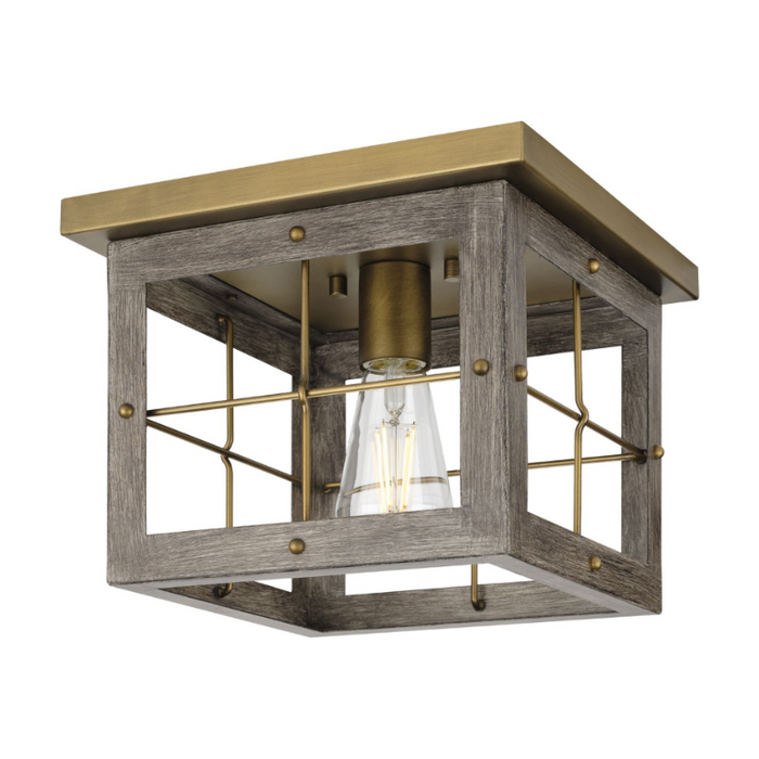 Progress P350197 Hedgerow 1-lt 10" Flush Mount