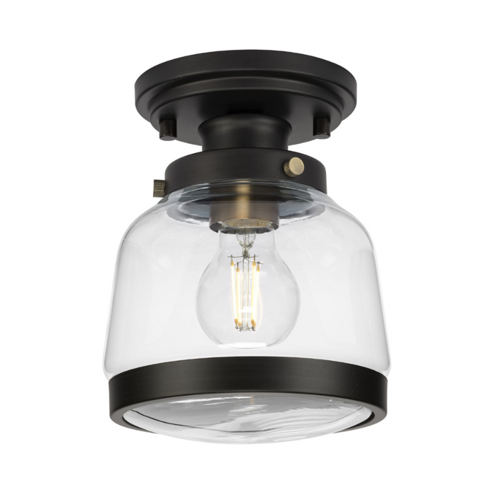 Progress P350220 Judson 1-lt 7" Semi-Flush Mount