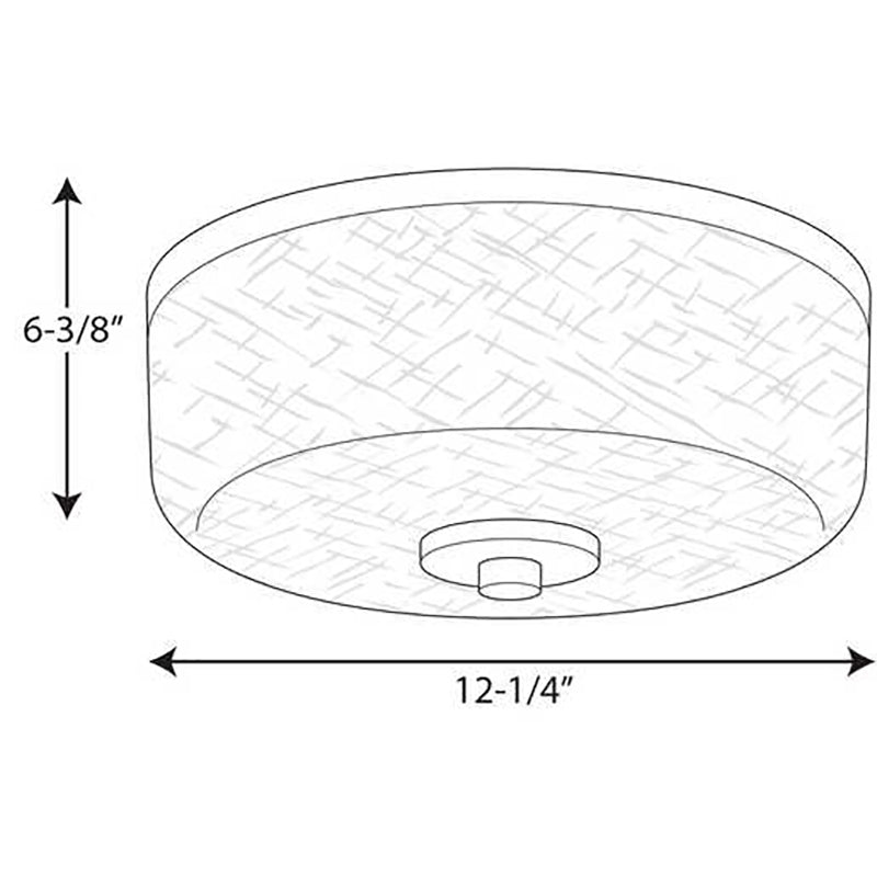 Progress P3620 Alexa 2-lt 12" Flush Mount