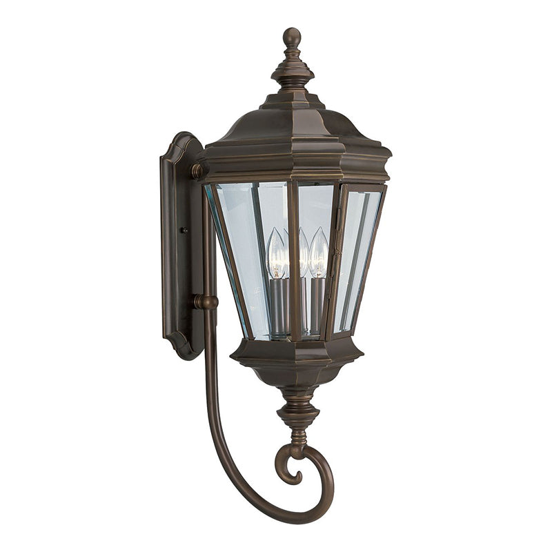 Progress P5672 Crawford 3-lt 29" Tall Outdoor Wall Lantern
