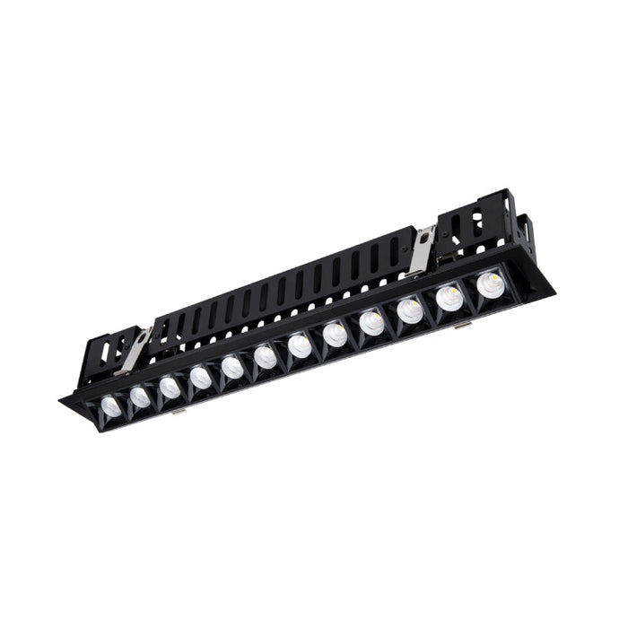 WAC R1GAT12-S Multi Stealth 12 Cell Adjustable Trim, 16° Beam