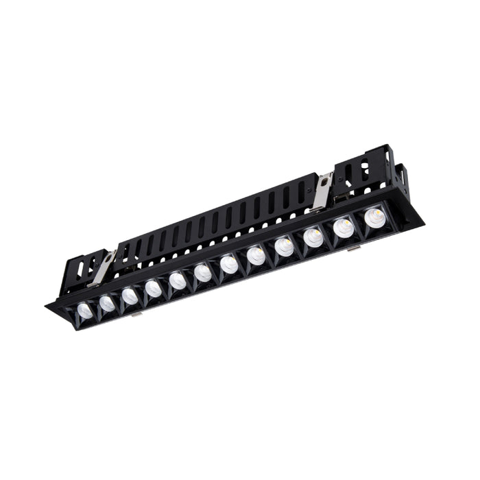 WAC R1GAT12-F Multi Stealth 12 Cell Adjustable Trim, 45° Beam