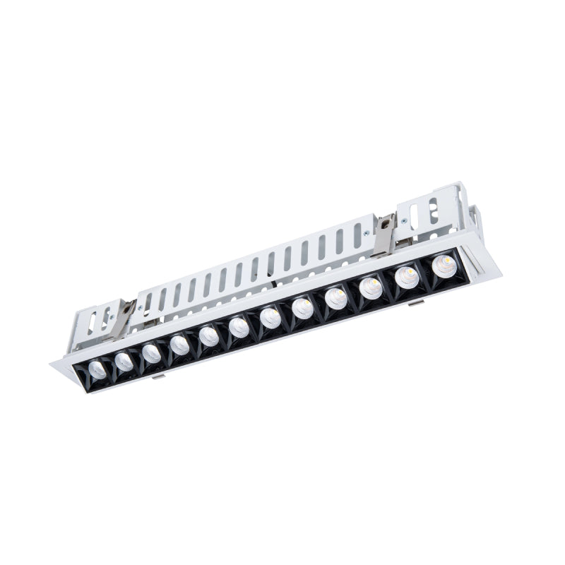 WAC R1GAT12-S Multi Stealth 12 Cell Adjustable Trim, 16° Beam