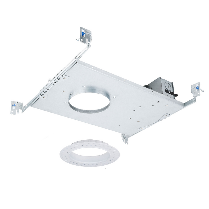 WAC R4FRFL 4" 13W New Construction Frame-In , Trimless Round (Spackle frame included)