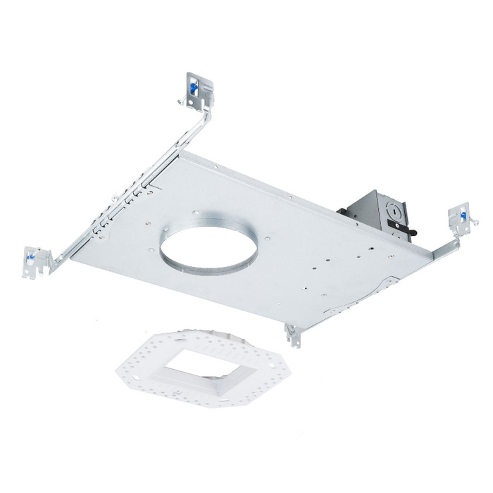 WAC R4FSFL 4" 25W New Construction Frame-In, Trimless Square (Spackle frame included)