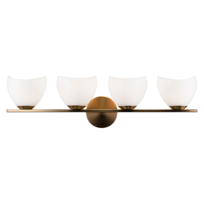 Matteo S04204 Uptowne 4-lt 27" Wall Sconce