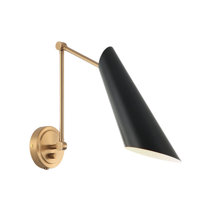 Matteo S08021 Butera 1-lt 15" Tall Swingarm Wall Light