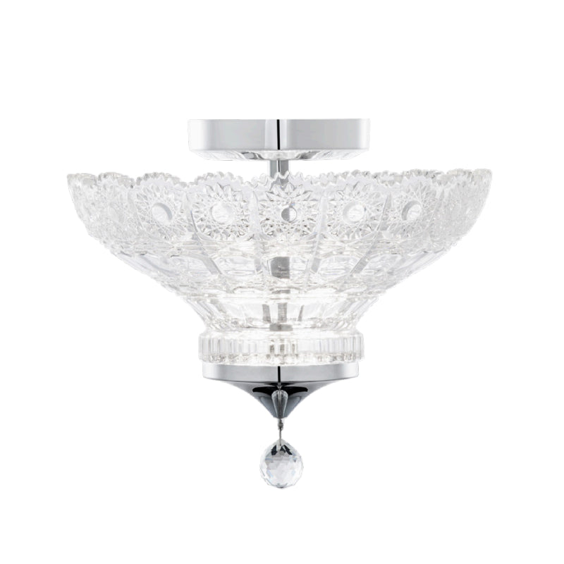 Schonbek S2912 Sterling 1-lt 12" LED Semi-Flush Mount