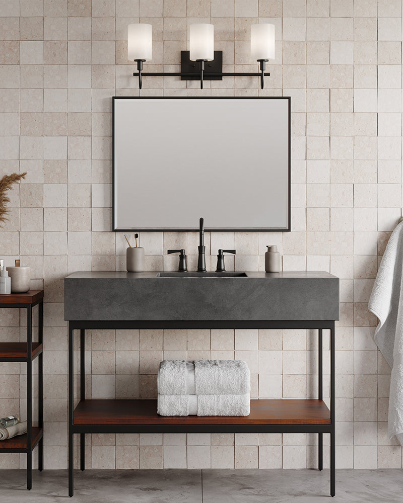 Visual Comfort 4457103EN3 Oak Moore 3-lt 24" LED Bath Light