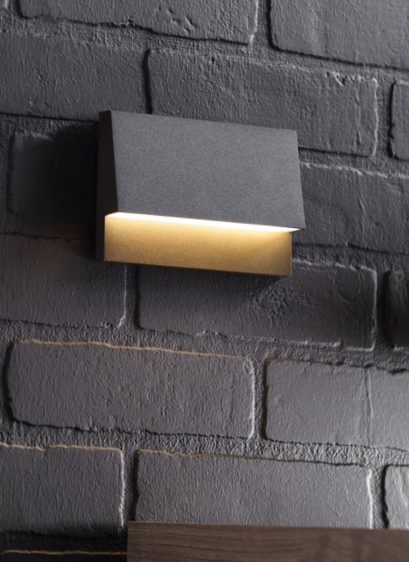 Visual Comfort 700OSKYSN Krysen 6" LED Outdoor Wall/Step Light, Selectable CCT, 12V
