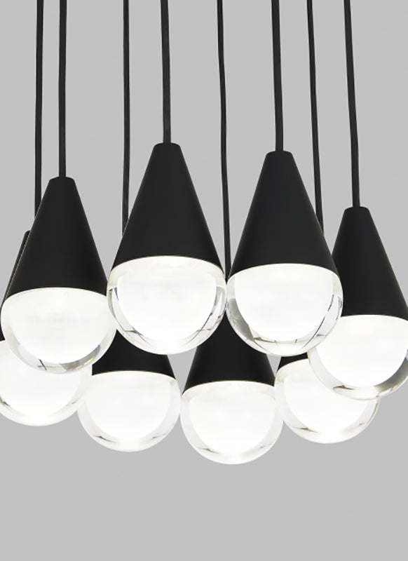 Visual Comfort 700TRSPCPA Cupola 8-lt 11" LED Chandelier