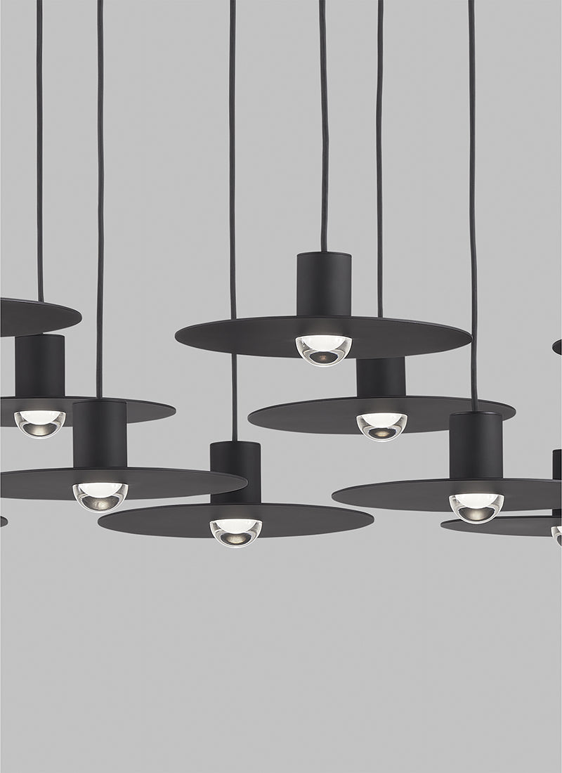 Visual Comfort 700TRSPEVS18 Eaves 18-lt 50" LED Chandelier