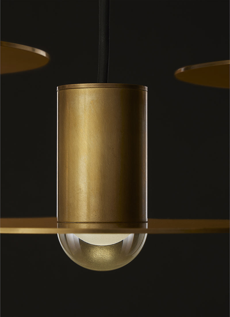Visual Comfort 700TRSPEVS18 Eaves 18-lt 50" LED Chandelier