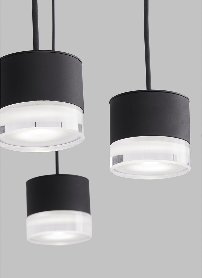 Visual Comfort 700TRSPGBL18 Gable 18-lt 45" LED Chandelier