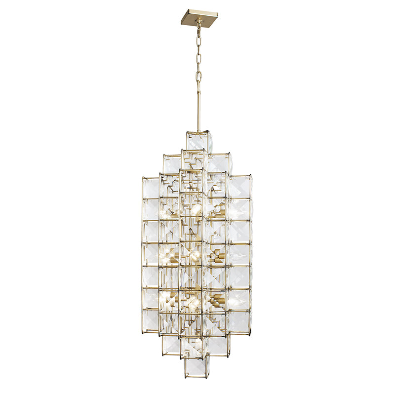 Varaluz 329F14 Cubic 14-lt 19" Foyer Pendant