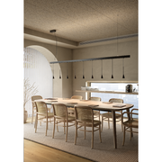 Bover Skybell Linear S/9L/21 9-lt 92" LED Pendant, Down Light