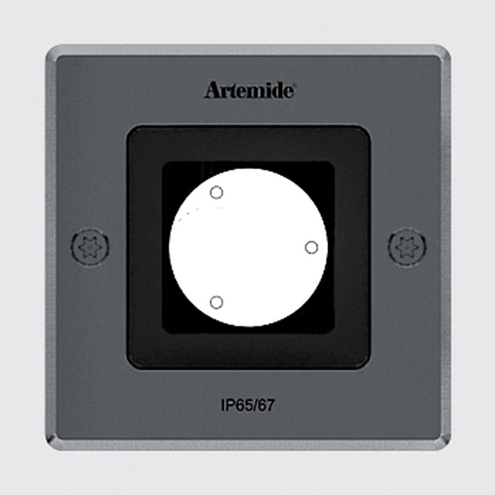 Artemide Ego 90 Driver-Over Square LED Recessed Outdoor
