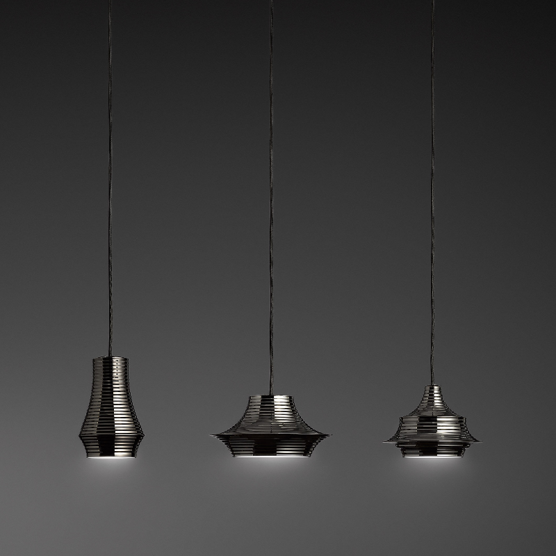 Bover Tibeta Set 3 3-lt 28" LED Pendant