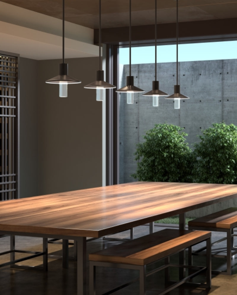 Visual Comfort 700OPASH Ash 13" LED Outdoor Pendant