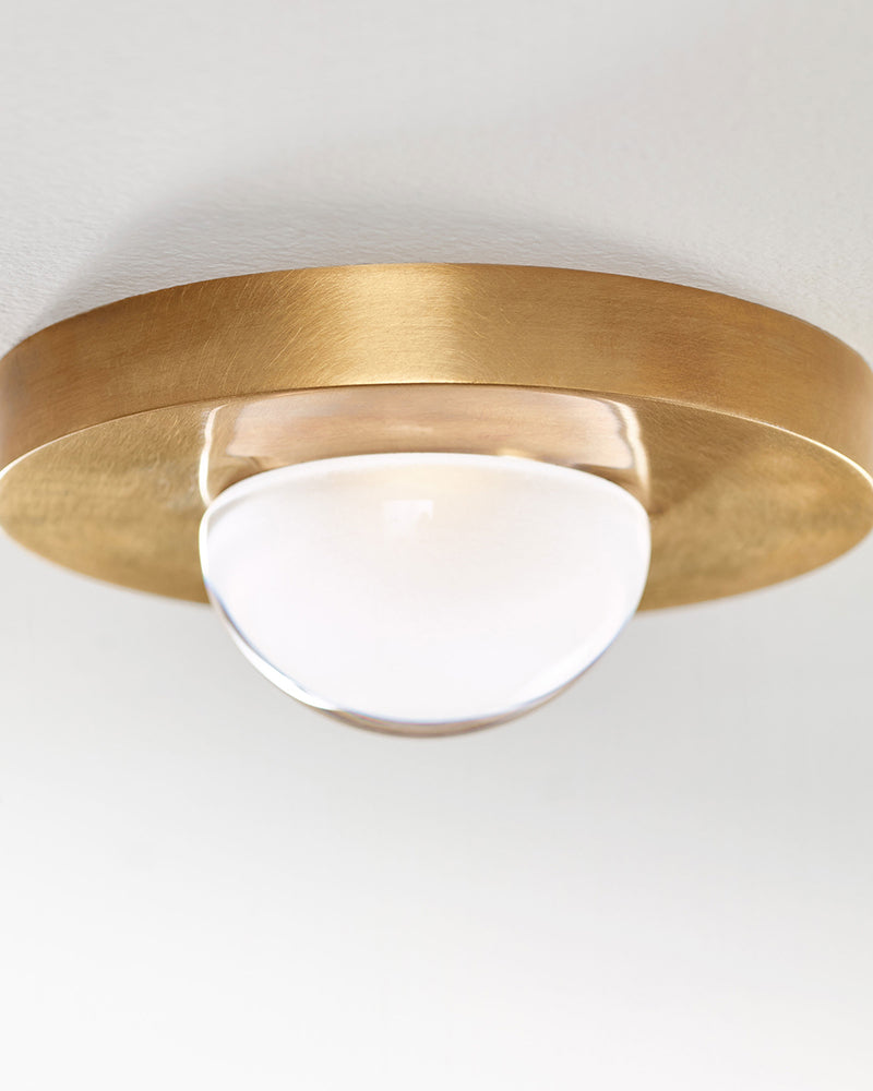 Visual Comfort 700FMEBL Ebell 1-lt 5" LED Flush Mount