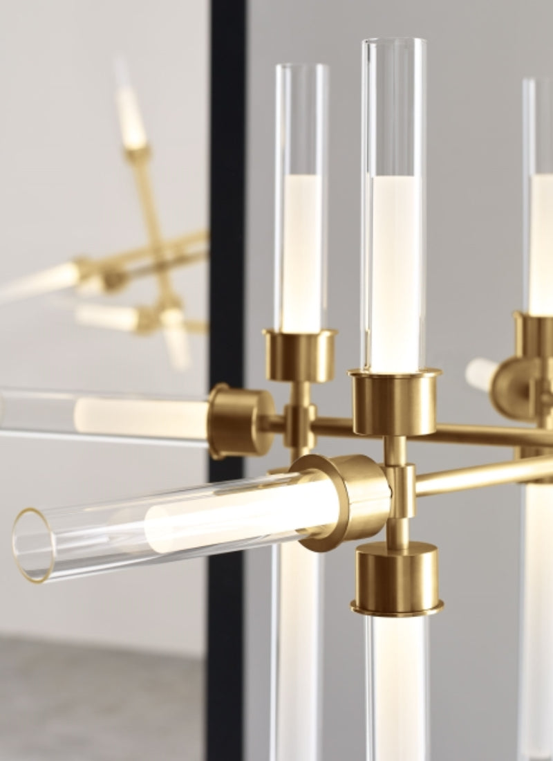 Visual Comfort 700LNG18 Linger 18-lt 43" LED Chandelier
