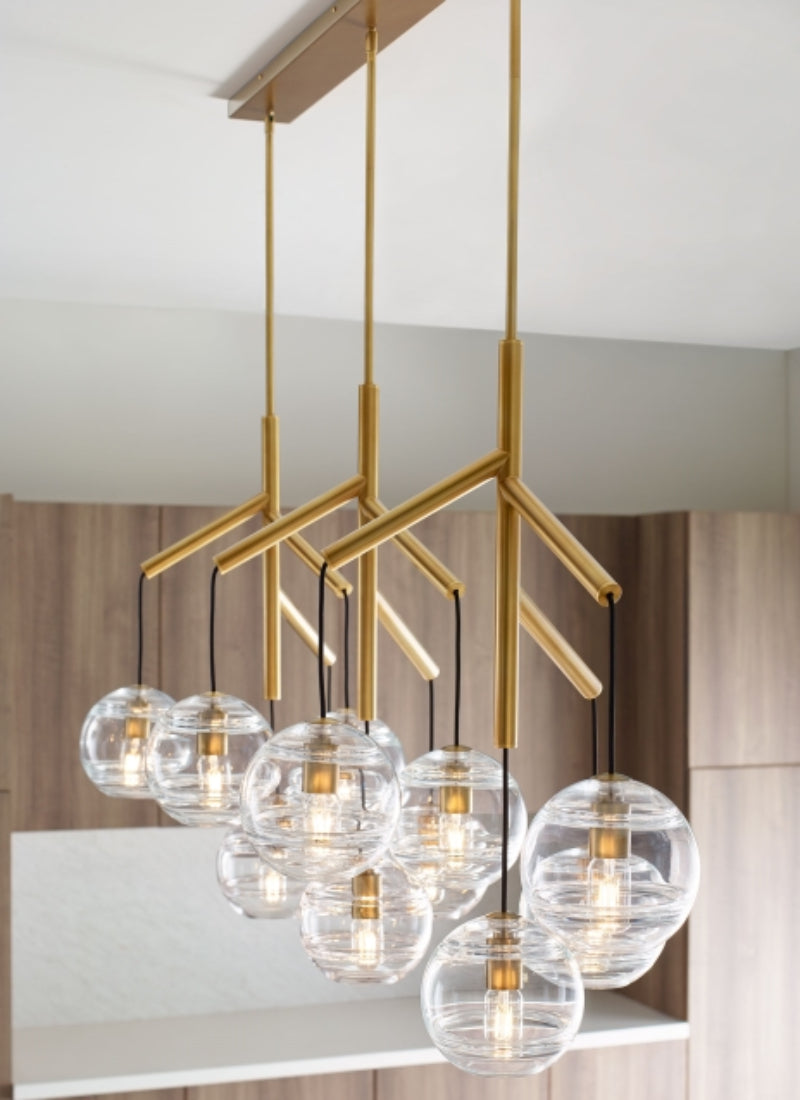 Visual Comfort 700SDNMPL3 Sedona Triple 12-lt 63" LED Chandelier