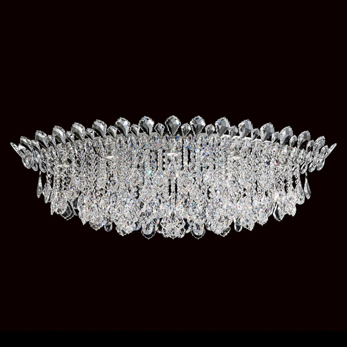 Schonbek TR4801 Trilliane Strands 8-lt 45" Flush Mount