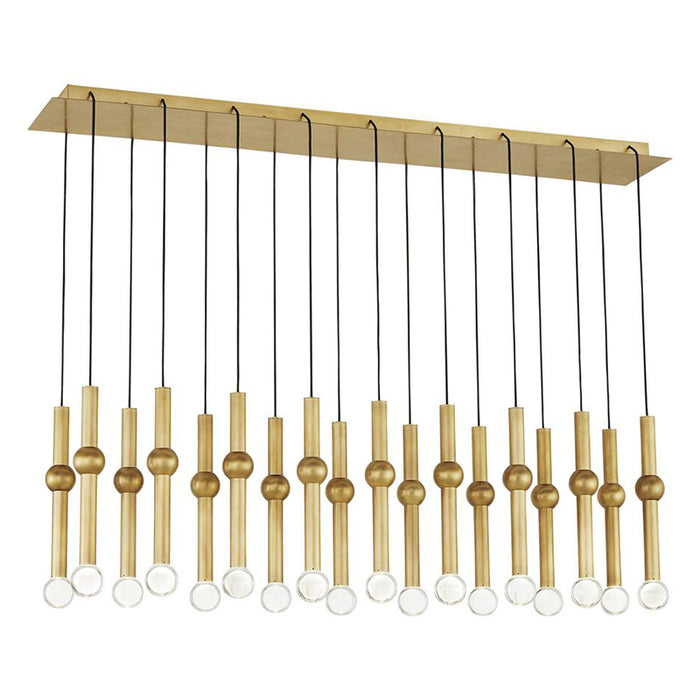 Tech 700TRSPGYD18 Guyed 18-lt 44" LED Chandelier