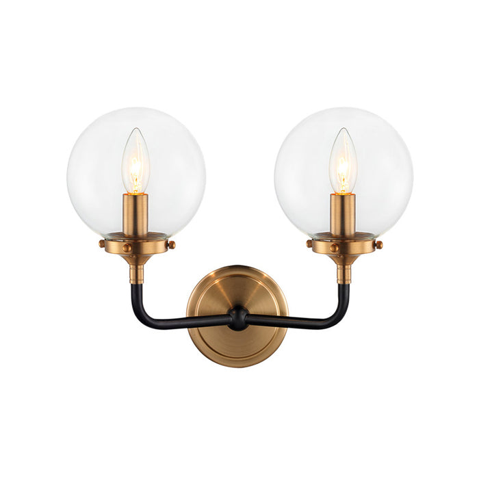 Matteo W58202 Particles 2-lt 14" Wall Sconce