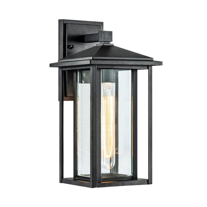 Matteo W81201 Caldwell 1-lt 15" Tall Outdoor Wall Light
