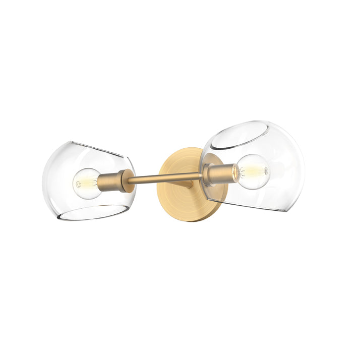 Alora Mood WV548217 Willow 2-lt 17" Wall Sconce